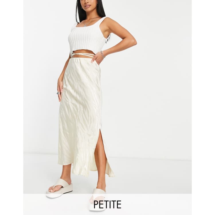 Petite beige 2025 midi skirt