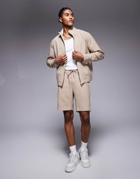 River Island pinstripe set in stone - view 1