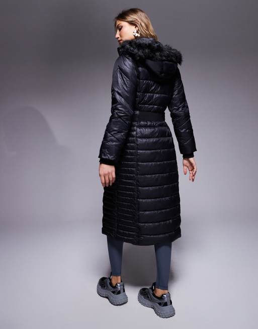 River Island - Piumino lunghezza media nero, 3 di 4