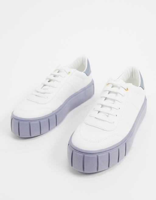 River island store platform trainers