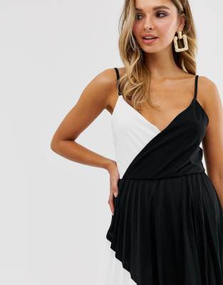 river island pleated midi dress