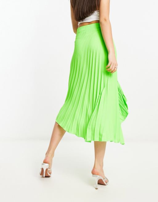 Pleated maxi skirt river island hotsell