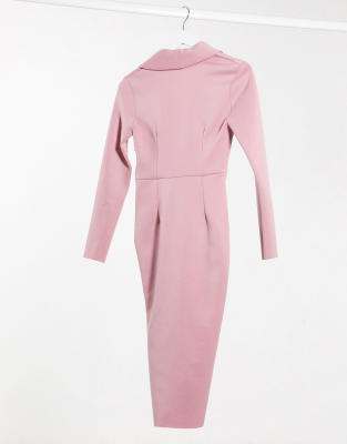 river island pink bodycon dress