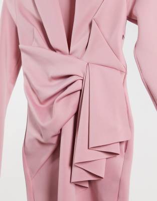 river island pink midi dress