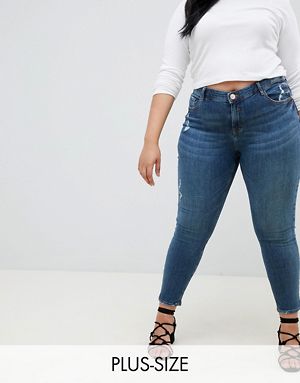 Plus Size Jeans & Denim | ASOS Curve
