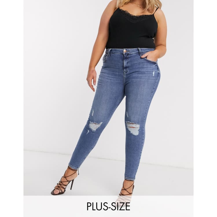 River island amelie ripped hot sale jeans