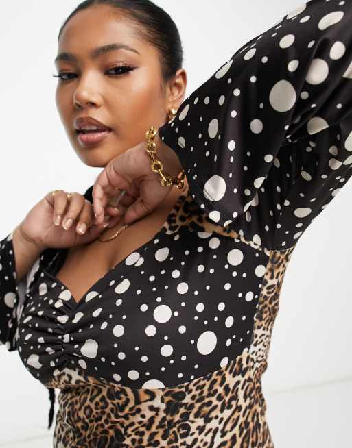 Leopard print shop dresses plus size