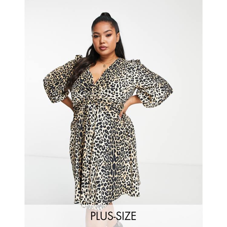 torrid leopard print dress