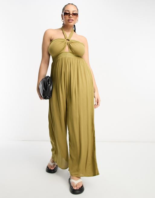 Plus size maxi outlet jumpsuit