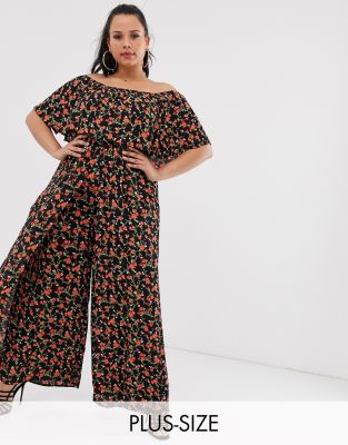 river island floral jumpsuit