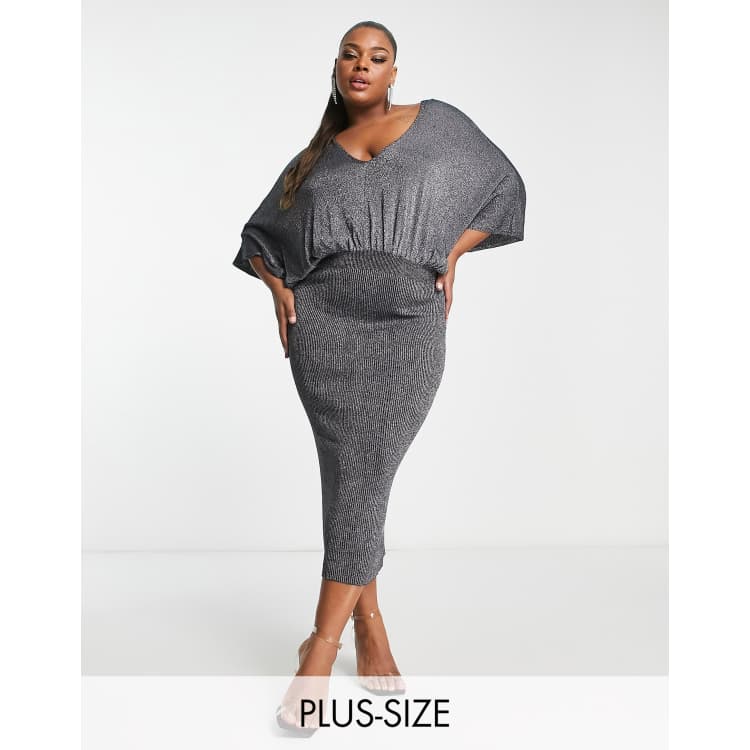 plus size grey bodycon dress Plus Size Cami Bodycon Dress – 2020AVE main image 1
