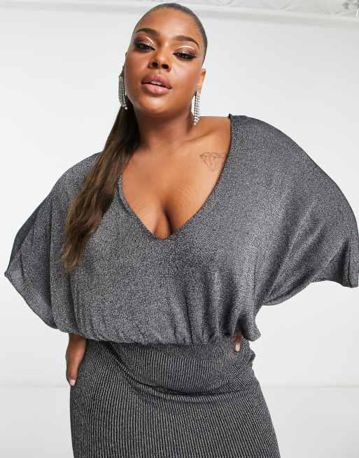 Batwing dress 2025 plus size