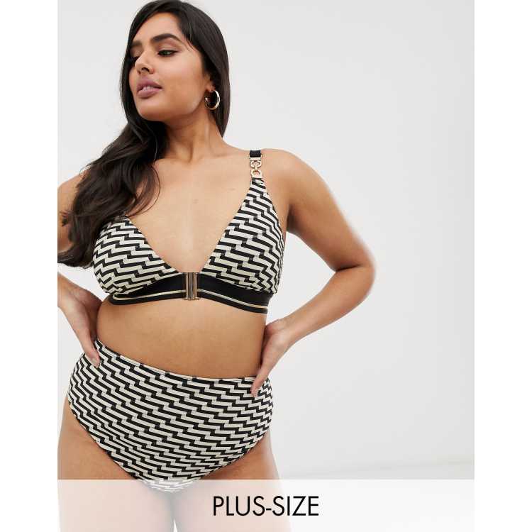 River island best sale zig zag swimsuit