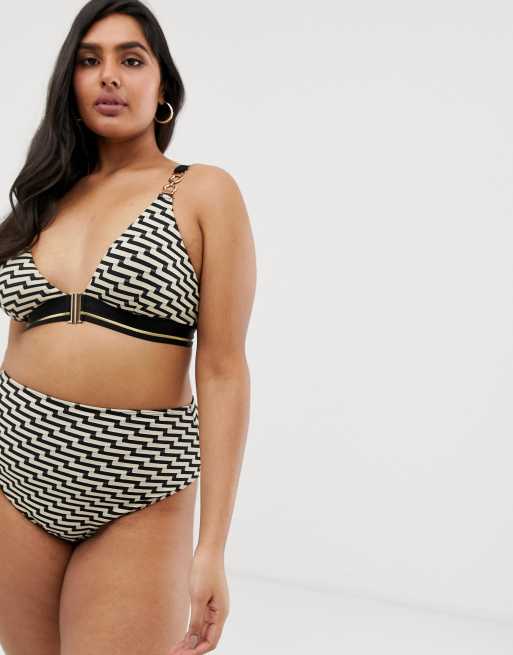 River island best sale zig zag swimsuit