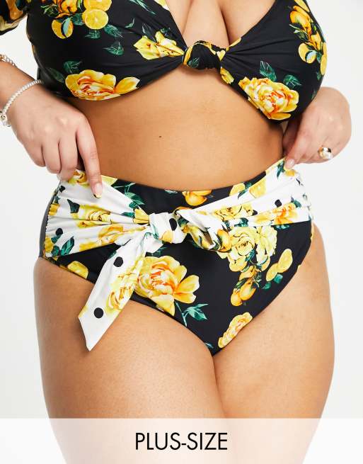 River island plus 2025 size swimwear