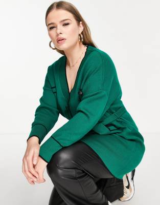 green cardigan river island