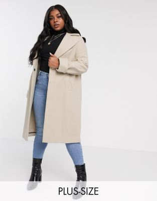 river island plus size coats