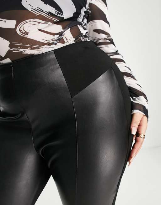 River Island Womens Plus Black High Waisted Leggings, £12.00