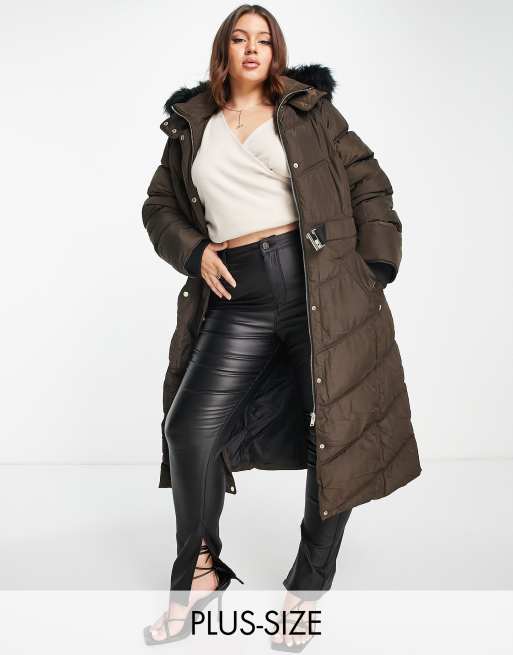 Plus size coats store river island