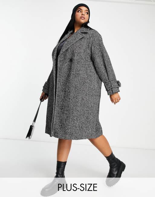 River island coats plus sales size