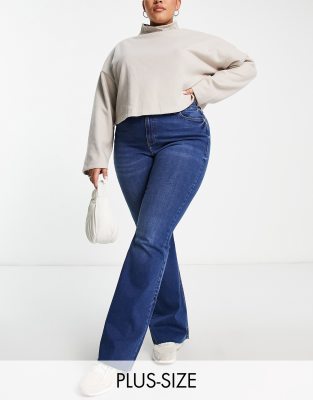 Jean Femme River Island Slim Fit Taille 6 - Jambes 30, Délavé Bleu Foncé & Pois Rouges