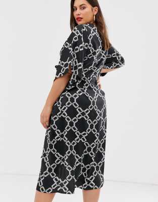 river island kimono dress