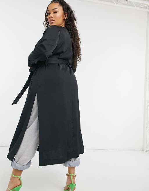 Plus size cheap duster jacket