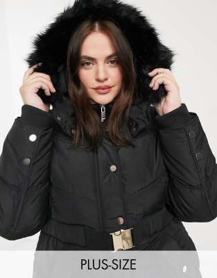 ladies plus size winter coats uk