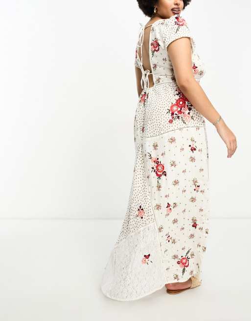 River island store floral maxi dress