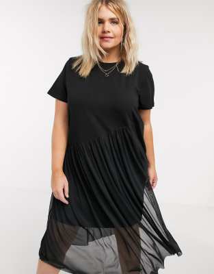 t shirt layered dress