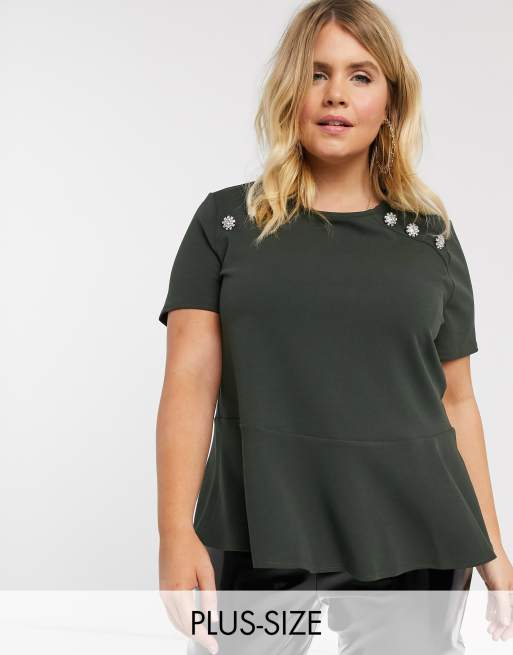 peplum tops river island