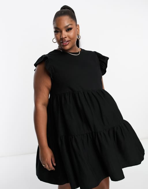 Black smock 2024 dress asos