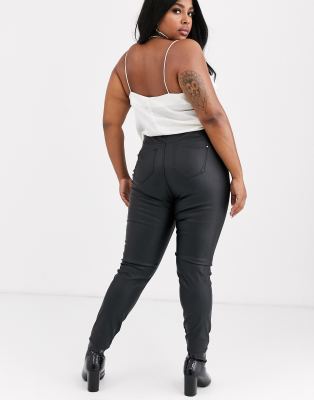 high waisted black skinny jeans plus size