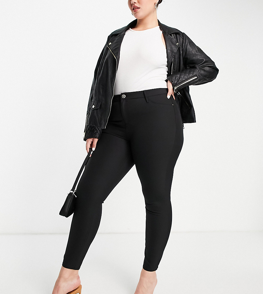 Plus-size trousers by River Island Looks for your lower half High rise Belt loops Skinny fit