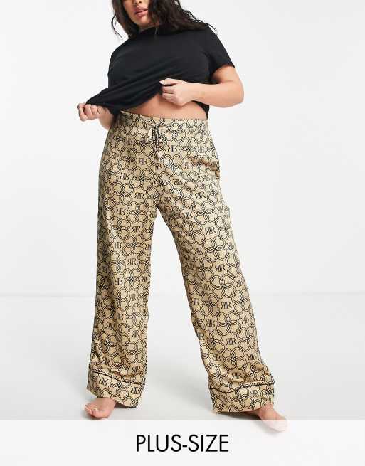 Plus size 2024 pajama pants