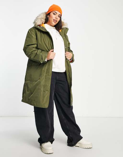 River island cheap khaki parka