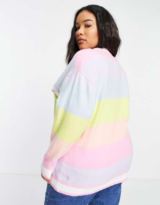 Pastel 2025 striped cardigan