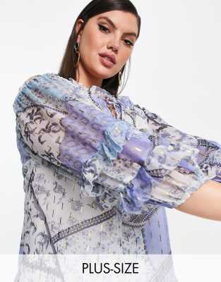 asos plus tops