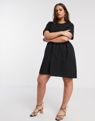 peplum t shirt dress