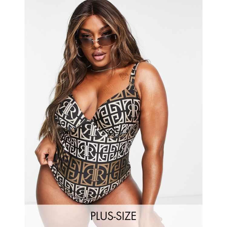 River island swimwear plus size online