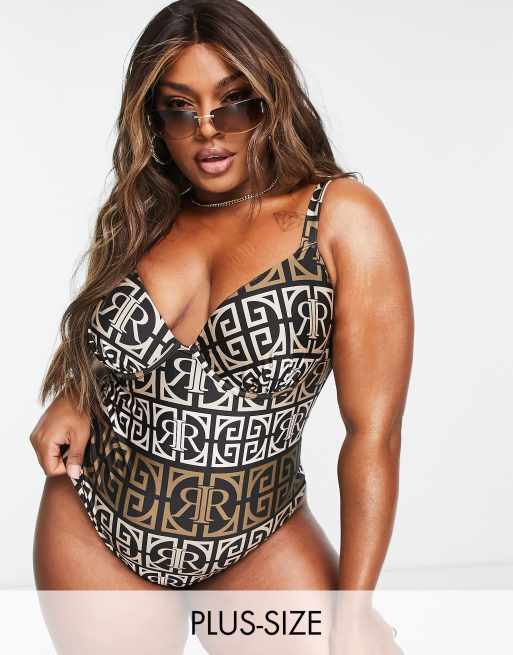 Plus size best sale swimwear designer