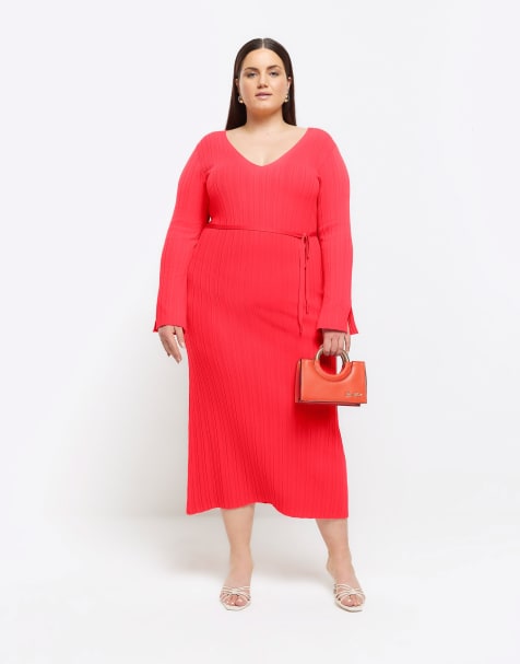 Plus size outlet jumper dresses uk