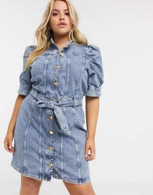 river island denim dress asos