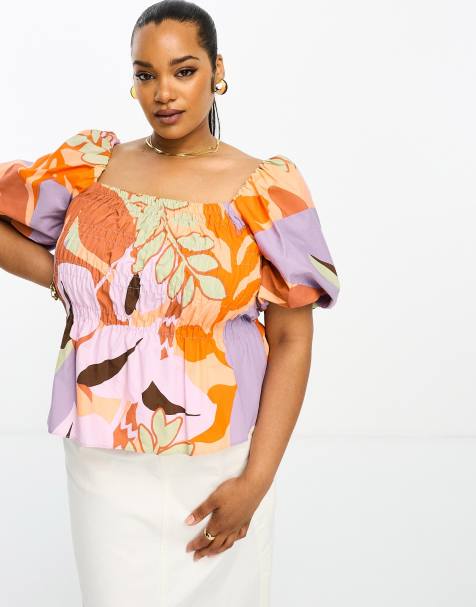 Asos plus 2024 size blouses