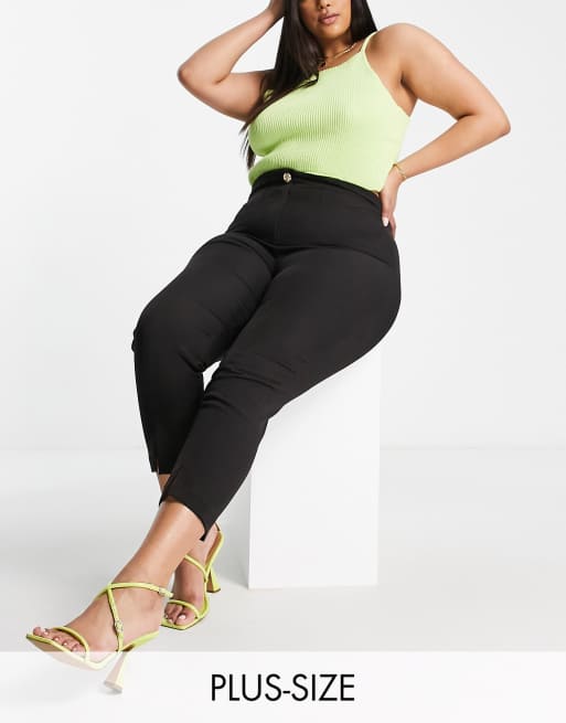 Plus size shop cigarette trousers uk