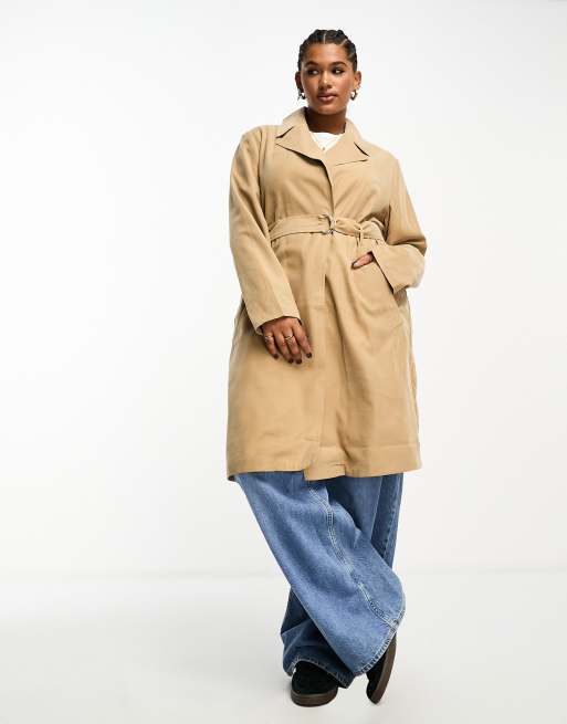 River island plus store coat