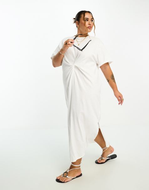 Plus size white dress sales slacks