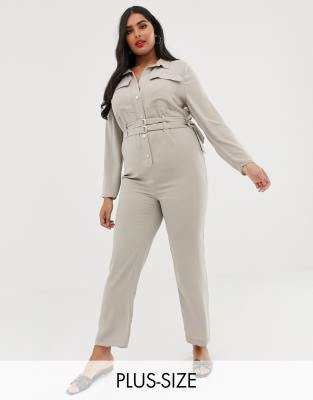 plus size utility jumpsuit