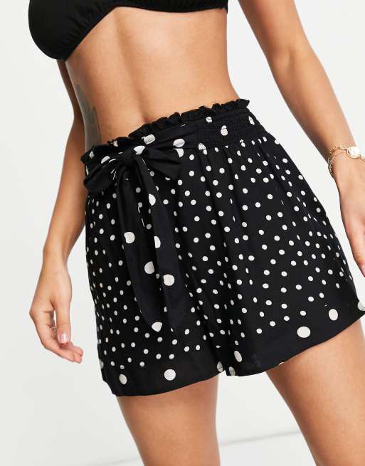 River island polka store dot shorts