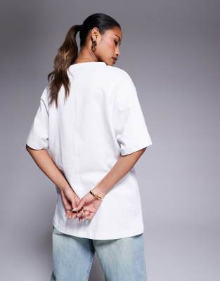 RIVER ISLAND PREMIUM BOYFRIEND T-SHIRT 